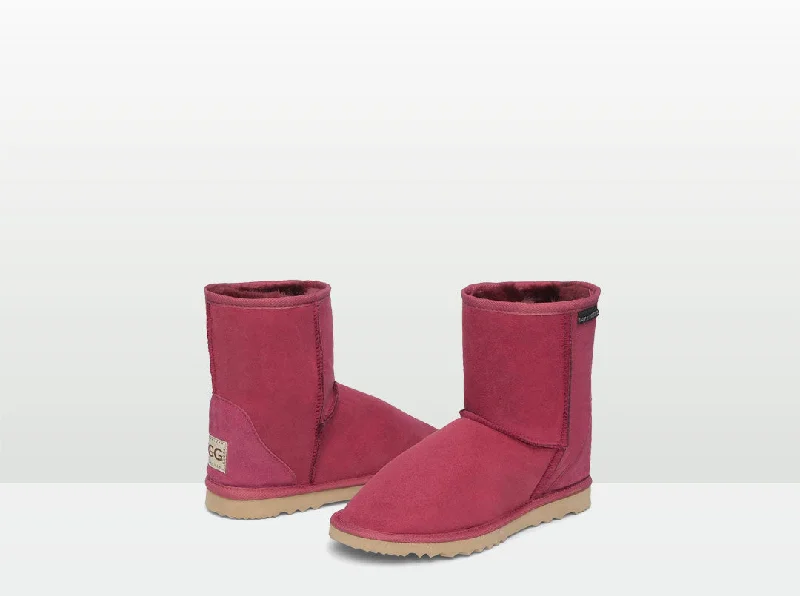 Adult's Classic Short Boot | Burgundy