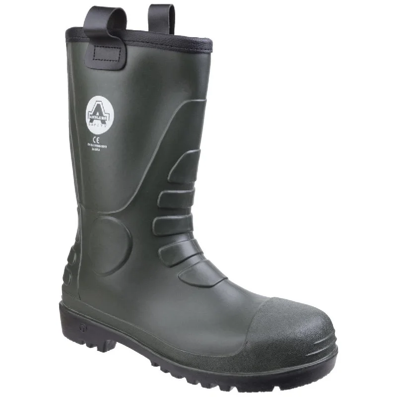 Amblers Fs97 Pvc Safety Rigger Boots Mens