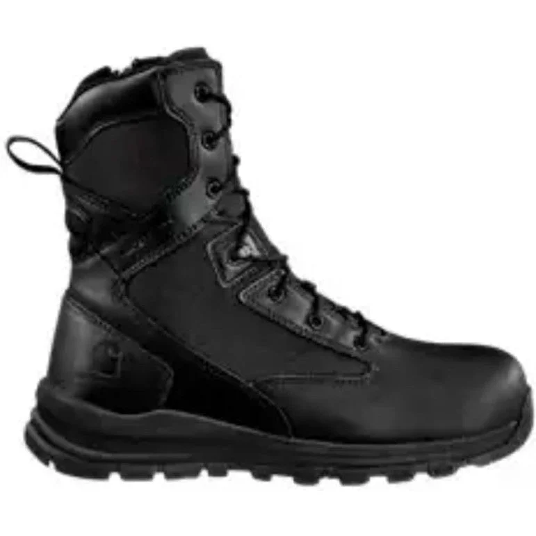 Carhartt Men's Gilmore 8"" Nano Toe WP Side Zip Hiker Duty -Black- FH8421-M