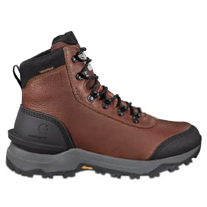 Carhartt Men's Insulated 6"" WP Soft Toe Hiker Work Boot -Red- FP6039-M