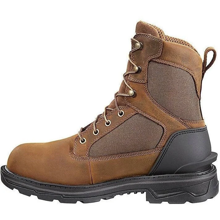 Carhartt Men's Ironwood 8"" Soft Toe WP Work Boot - Brown - FT8000-M