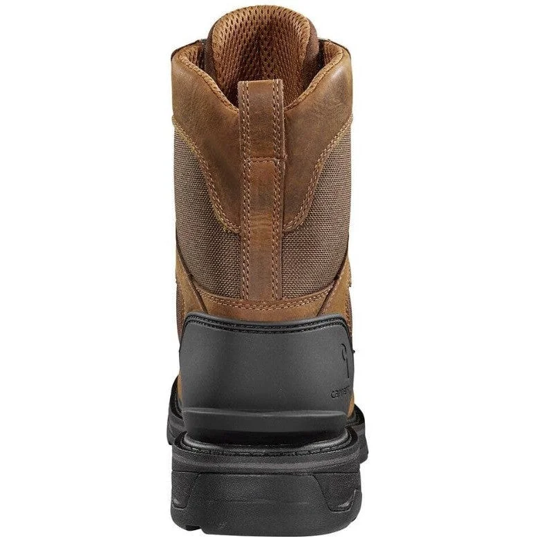 Carhartt Men's Ironwood 8"" Soft Toe WP Work Boot - Brown - FT8000-M