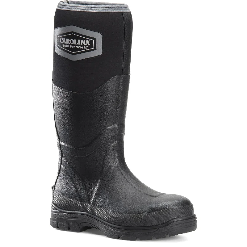 Carolina Men's Graupel 16"" Steel Toe WP Rubber Work Boot - Black - CA2200