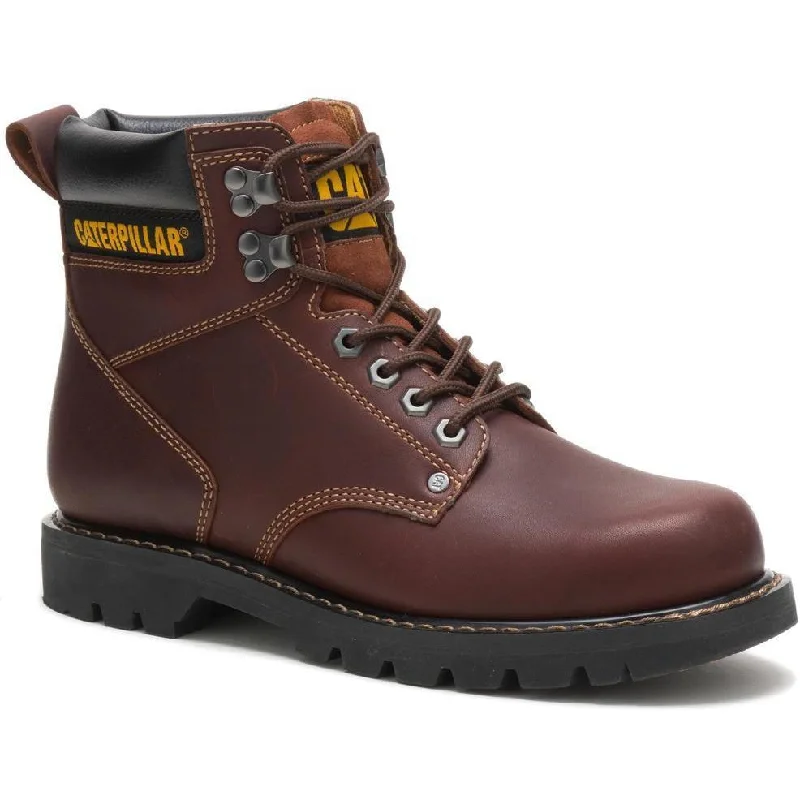 CAT Men's Second Shift 6"" Work Boot - Brown - P72365