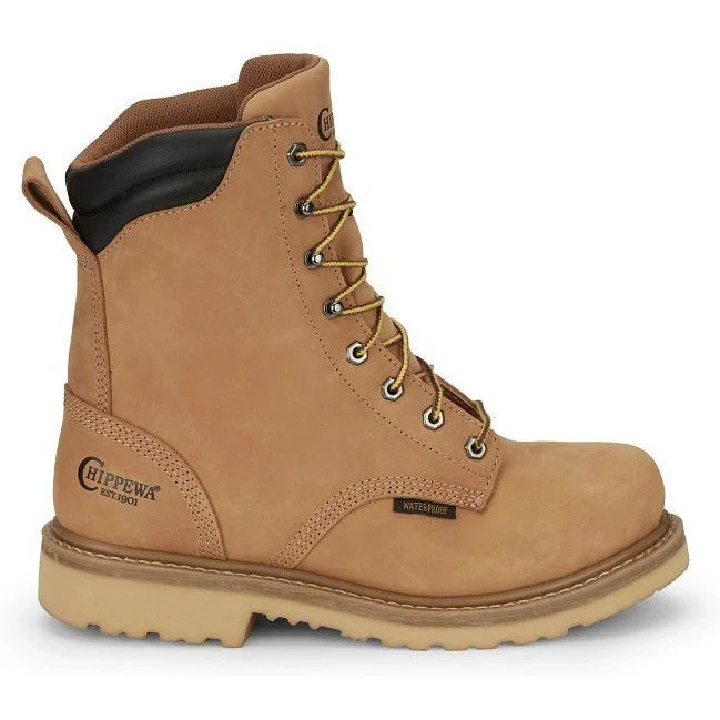 Chippewa Men's Northbound 8"" WP 400G Insulated Work Boot -Wheat- NC2503