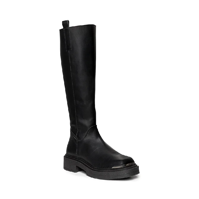 Constance Boots BLACK LEATHER