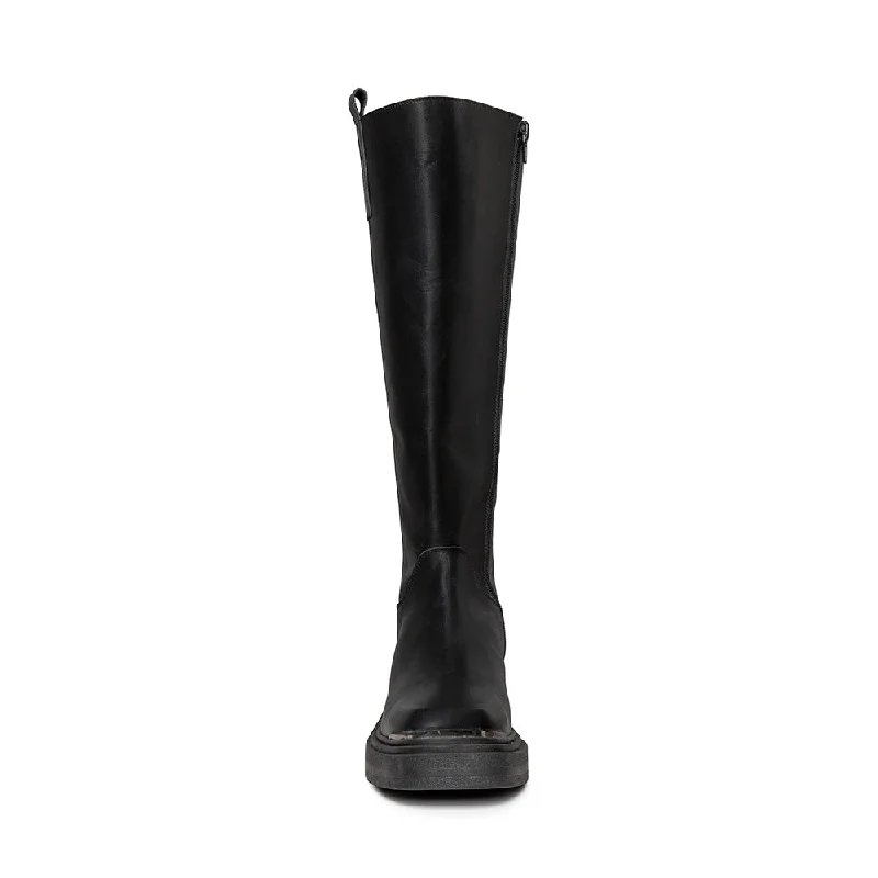 Constance Boots BLACK LEATHER