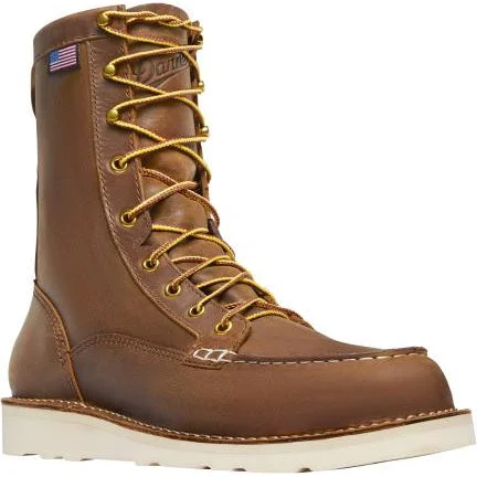 Danner Men's Bull Run 8"" Steel Toe USA Made Wedge Work Boot - 15542