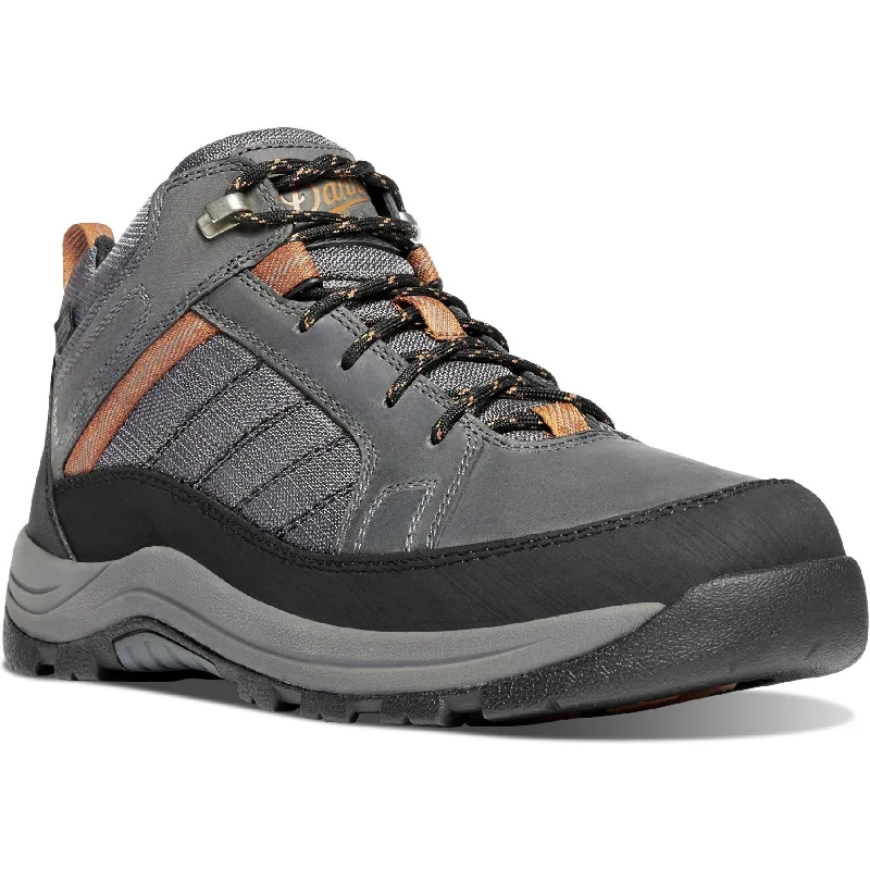 Danner Men's Riverside 4.5"" Soft Toe WP Hiking Work Boot- Gray - 15341