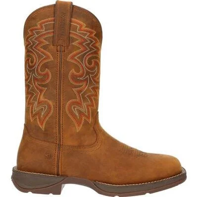 Durango Men's Rebel™ Russet Waterproof Square Toe Western Boots DDB0361