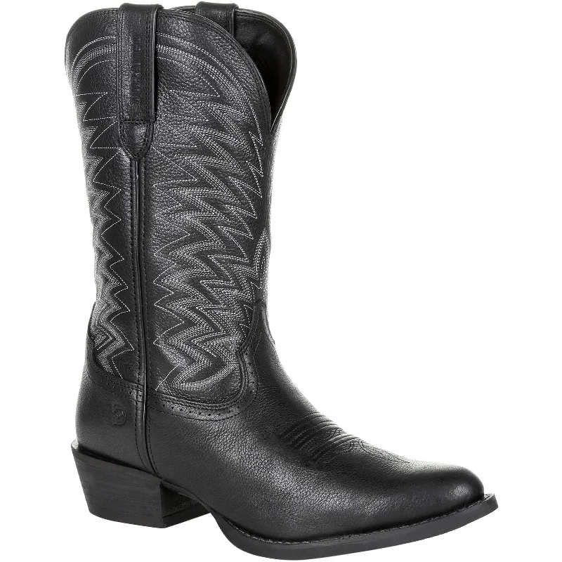 Durango Men's Rebel Frontier 12"" R-Toe Western Boot - Black - DDB0241