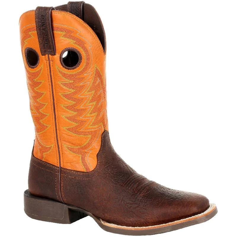 Durango Men's Rebel Pro 12"" Square Toe Western Boot - Orange - DDB0230