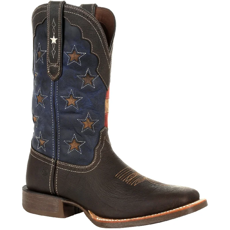 Durango Men's Rebel Pro Vintage Flag 12"" Sqr Toe Western Boot - DDB0303