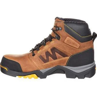 Georgia Men's Amplitude 6"" WP Slip Resistant Work Boot -Trail - GB00128