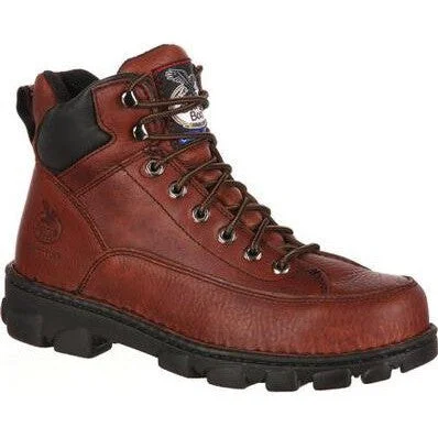 Georgia Men's Eagle Light 6"" ST Wide Load Hiker Work Boot -Soggy- G6395