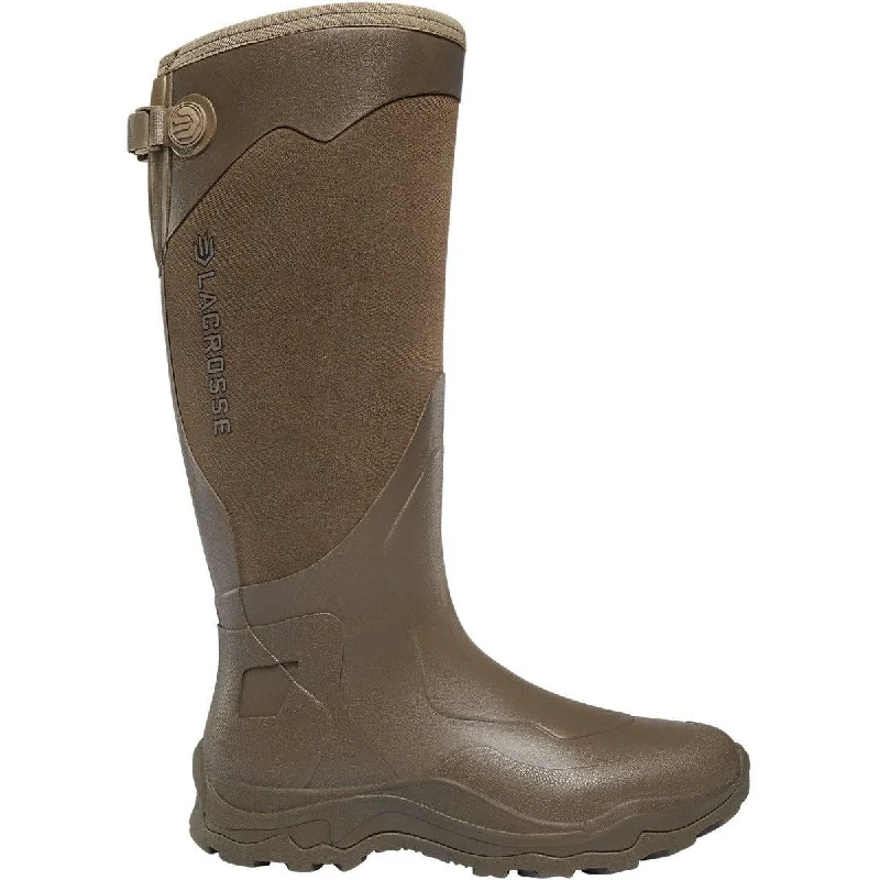 Lacrosse Men's Alpha Agility 17"" WP Snake Work Boot - Brown - 302420