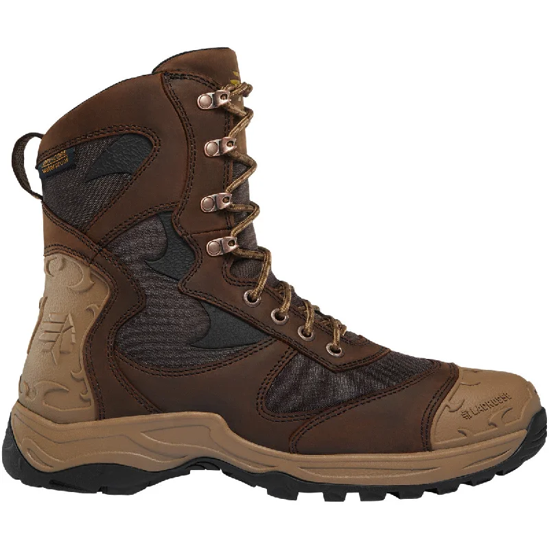 Lacrosse Men's Atlas 8"" Soft Toe Waterproof Hunt Boot - Brown - 572110