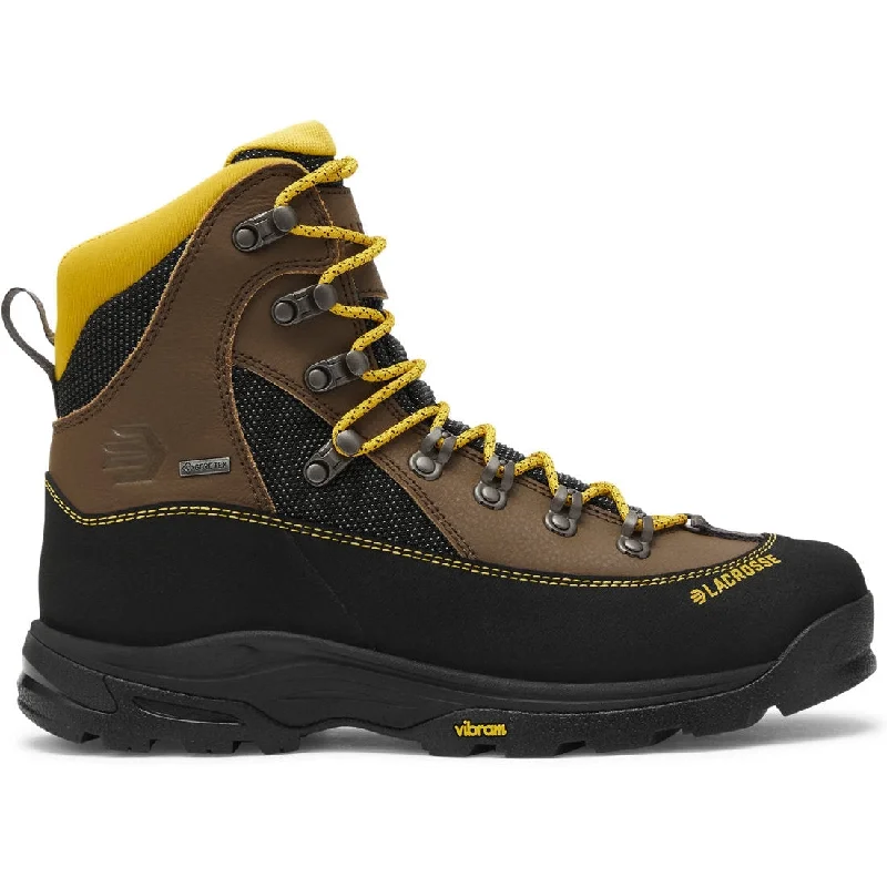 Lacrosse Men's Ursa Ms 7"" WP Lace Up Work Boot -Brown- 533611