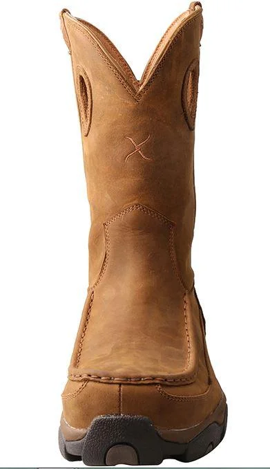 Twisted X Men's Distressed Saddle Tan Waterproof Hiker Boots MHKBW01