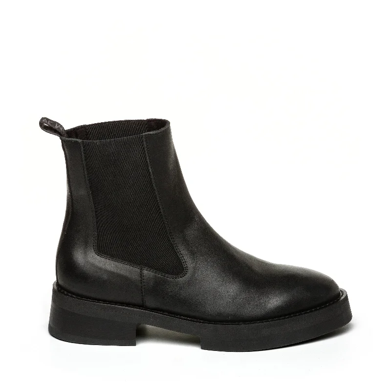 Monte Bootie BLACK LEATHER