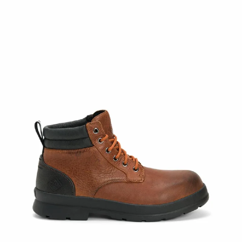 Muck Footwear Men CHORE FARM LEATHER CARAMEL LEATHER