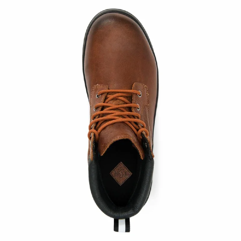 Muck Footwear Men CHORE FARM LEATHER CARAMEL LEATHER