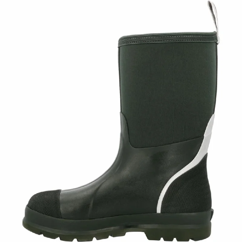 Muck Footwear Men CHORE MID GREEN/SILVER