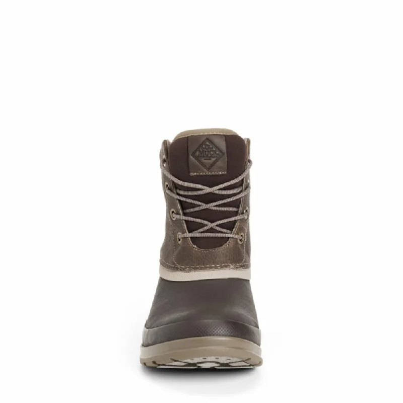 Muck Footwear Men ORIGINALS DUCK LACE TAUPE/DKBROWNLEATHER