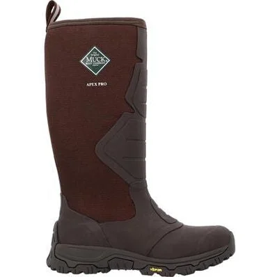 Muck Men's Apex Pro 16"" WP Insulated Outdoor Work Boot - Brown - APMS900