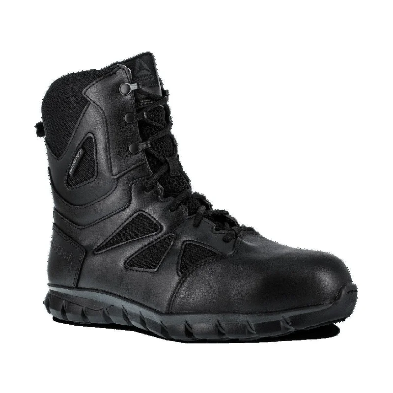 Reebok Men’s 8” Tactical Waterproof Side-Zip Composite Toe Boot RB8807