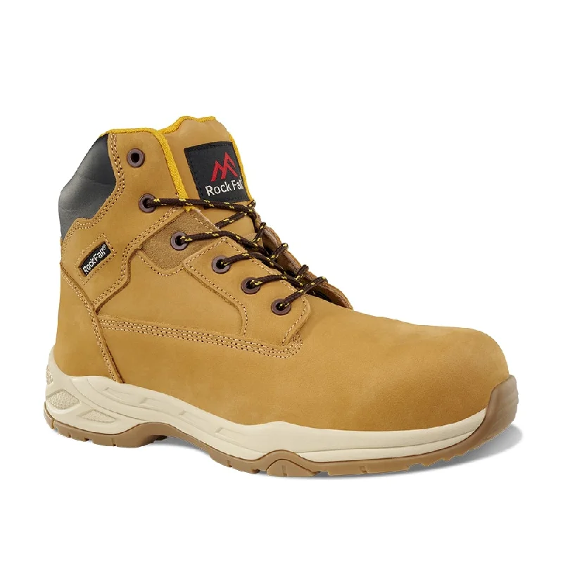 RockFall Flint Work Boots RF440C - Honey, Lightweight