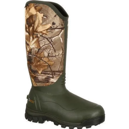 Rocky Men's Core 16"" Neoprene WP 1000G Ins Rubber Hunt Boot - Camo - RKYS053