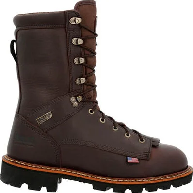 Rocky Men's Elk Stalker 10"" Waterproof Outdoor Boot - Brown - RKS0564