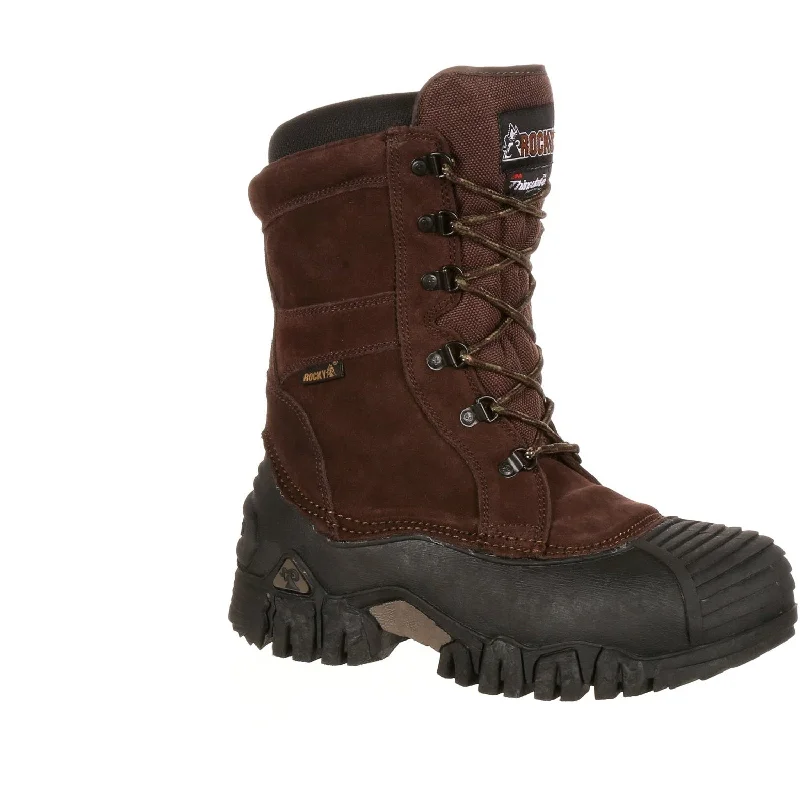 Rocky Men's Jasper Trac 10"" WP 200G Ins Outdoor Boot- Brown- FQ0004799