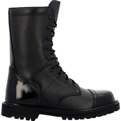 Rocky Men's Lace Up 10"" Slip Resistant Jump Duty Boot -Black- RKC147