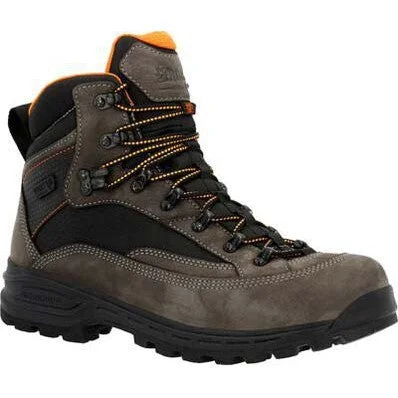 Rocky Men's Mtn Stalker Pro 6"" Soft Toe WP Mountain Boot -Charcoal- RKS0644