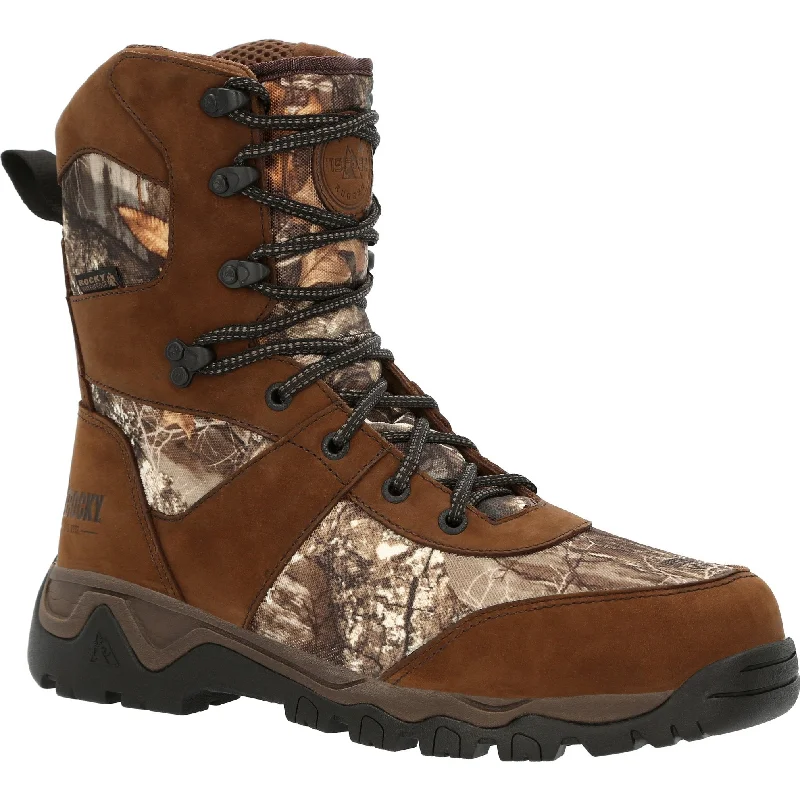 Rocky Men's Red Mountain 8"" WP 800G Ins Hunt Boot- Realtree- RKS0547