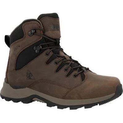 Rocky Men's Trophy 6"" Soft Toe WP Hiking Outdoor Boot -Brown- RKS0637