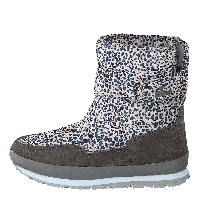 Rd Leo Print Kids Grey Leo