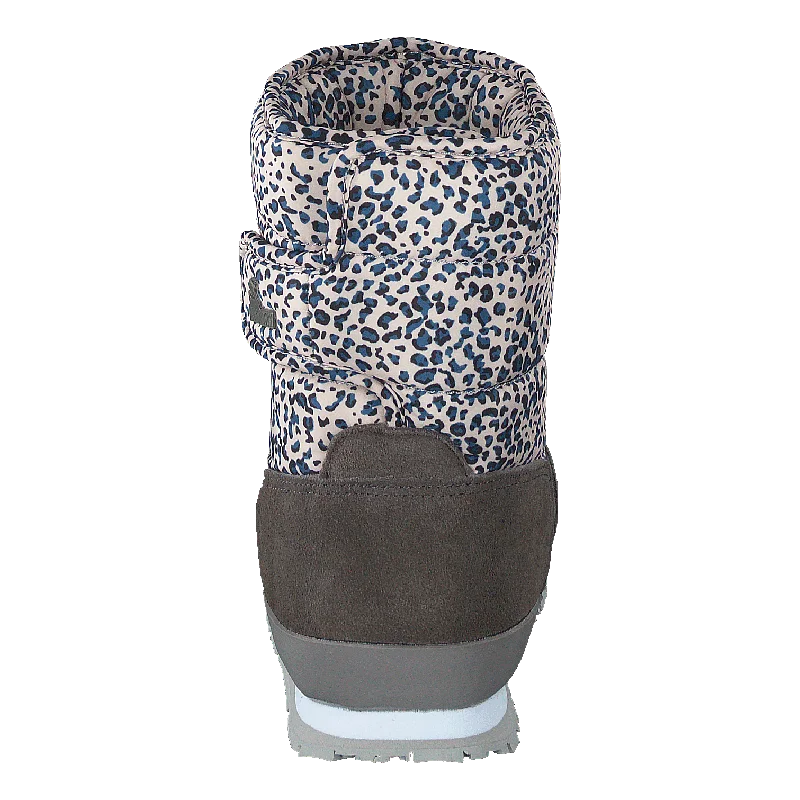 Rd Leo Print Kids Grey Leo