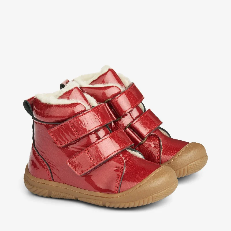 Snugga Wool Patent | Baby - red