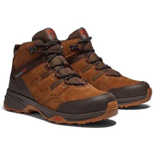 Timberland Pro Men's Switchback LT Steel Toe Work Boot- Brown- TB1A2MTA214