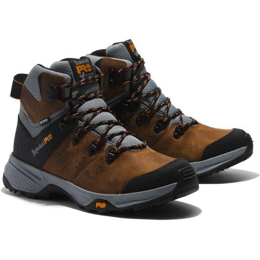 Timberland Pro Men's Switchback Soft Toe WP Hikers Work Boot -Brown- TB0A5TAY214