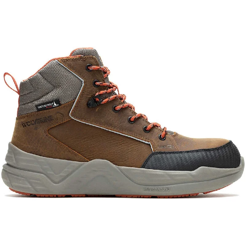 Wolverine Men's ProShift LX 6"" Soft Toe WP Work Boot- Brown- W240002