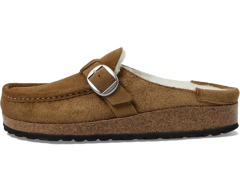 Women's Birkenstock Buckley Shearling - Suede (Narrow)