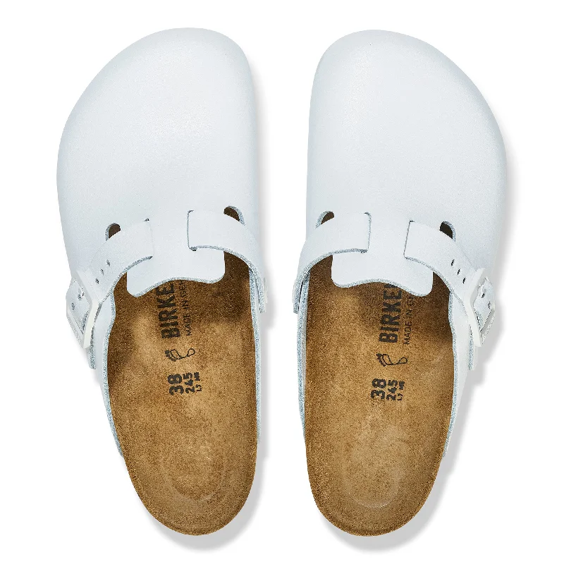 Boston Pro - White Leather||Boston Pro - Cuir blanc