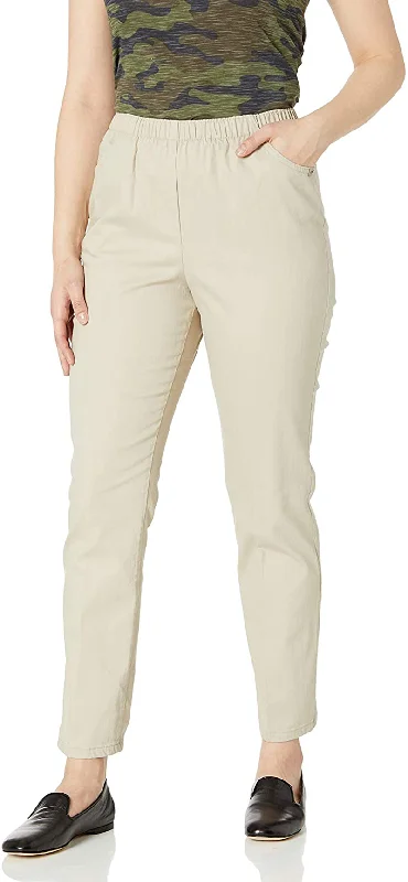 Khaki Slub Twill / 16 Petite