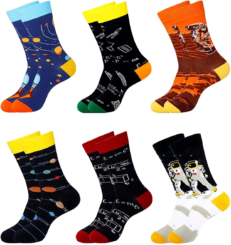 Multicolored Space 6 Pairs