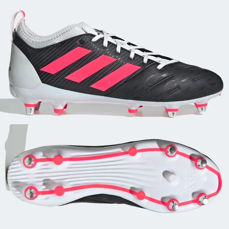 adidas Malice Elite SG Mens Rugby Boots - Black