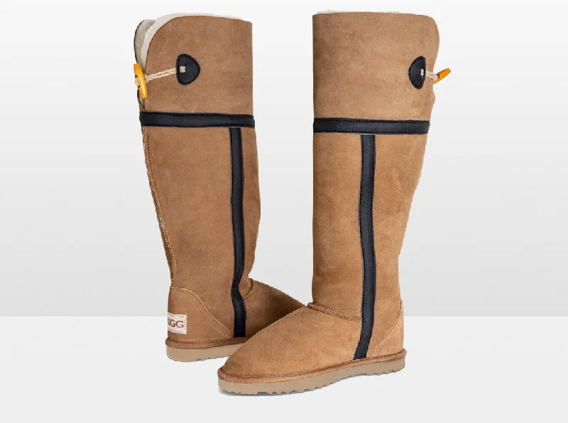 Adult's Arya Extra Tall Boot | Chestnut